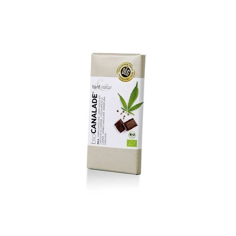Chocolat au lait bio aux graines de chanvre | Hanf Natur
