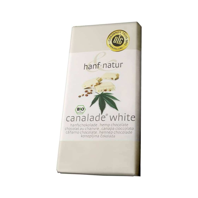 Chocolat blanc bio aux graines de chanvre | Hanf Natur