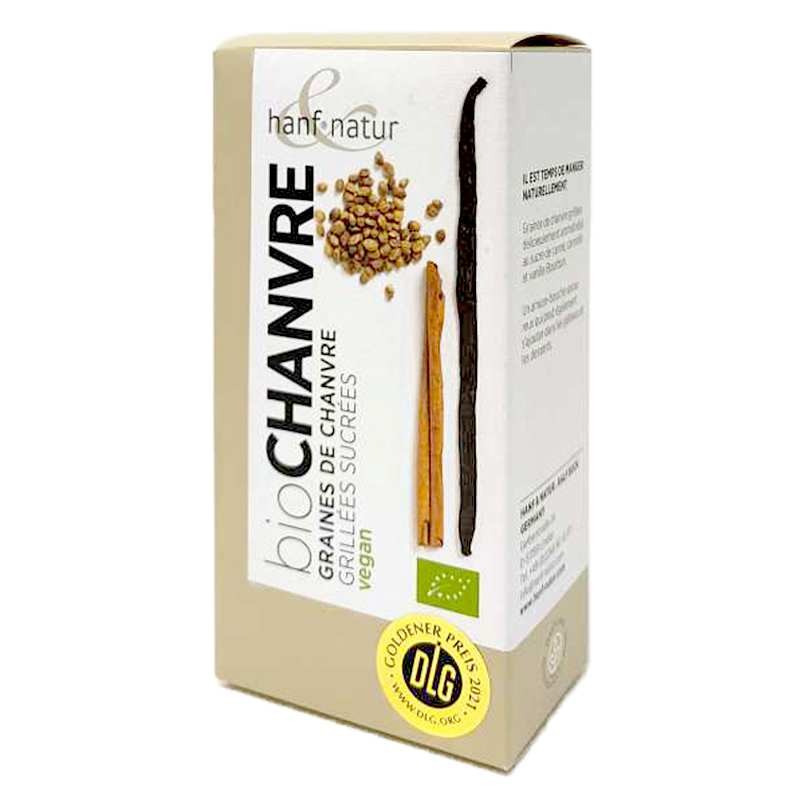 Graines de chanvre bio grillées & sucrées | Hanf Natur