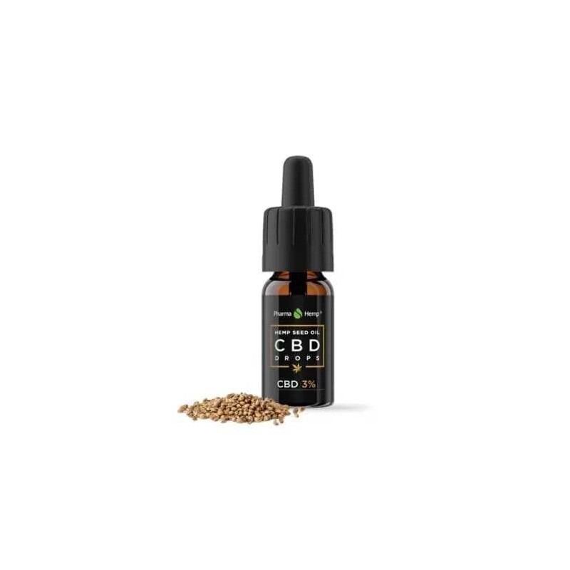 Huile CBD 3% full spectrum graines de chanvre | PHARMA HEMP