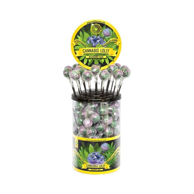 Sucette cannabis myrtille x 100 | MULTITRANCE