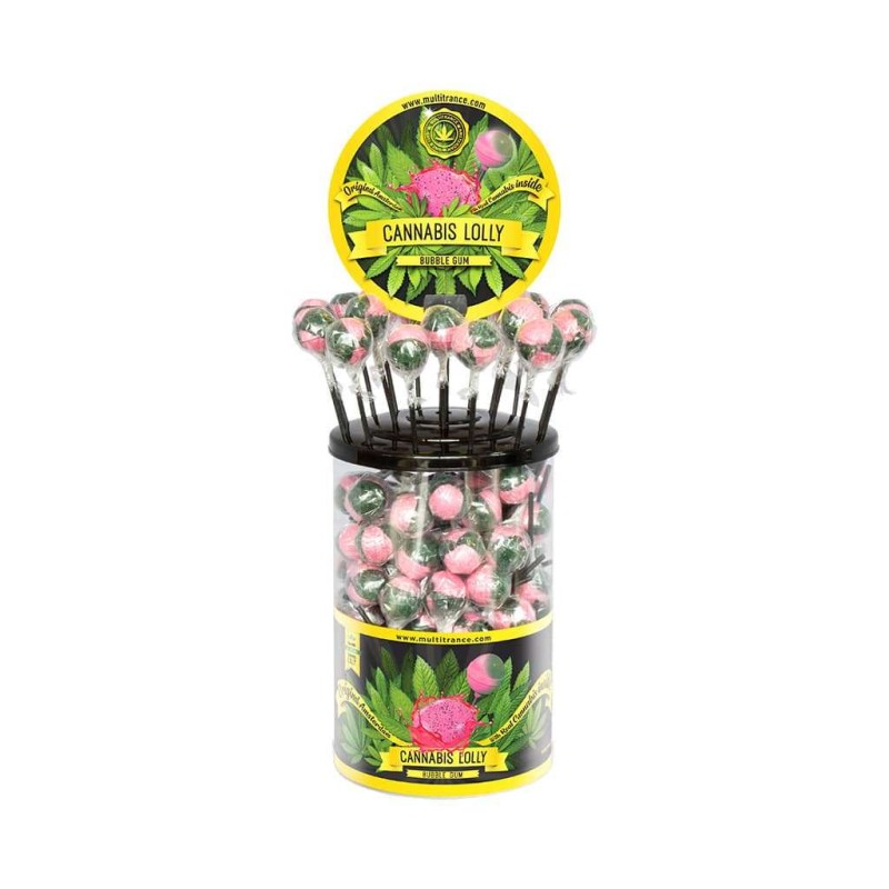Sucette cannabis bubblegum x 100 | MULTITRANCE