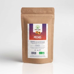 Tisane CBD bio pêche | POP CBD