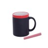 Mug ardoise & craie (Rouge)