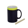 Mug ardoise & craie (Jaune)