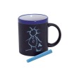 Mug ardoise & craie (Jaune)
