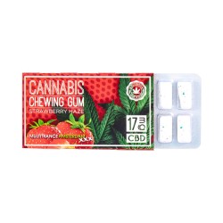 Chewing-gum CBD 17mg fraise...
