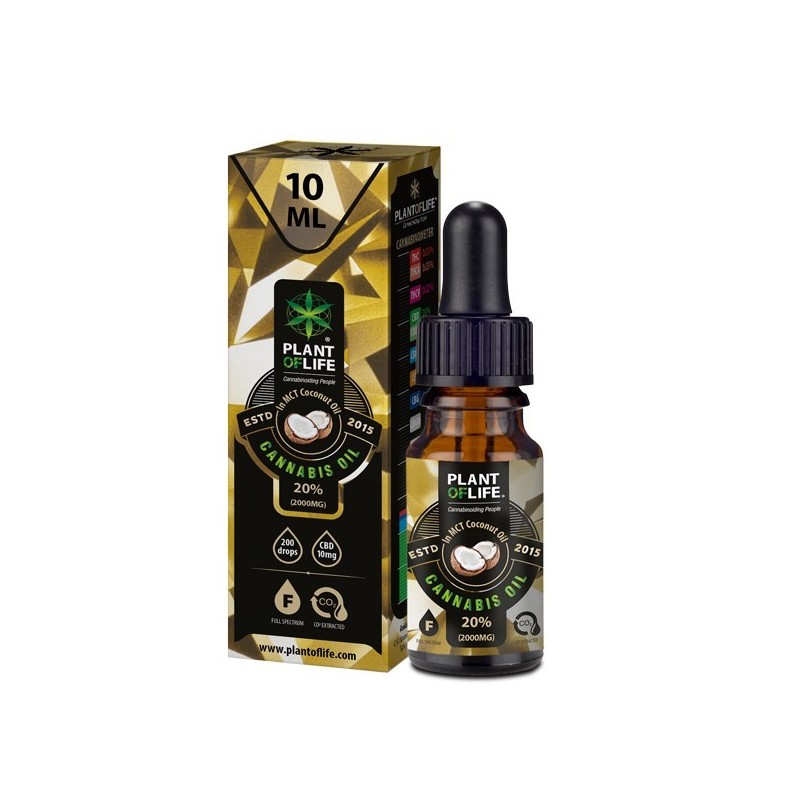 Huile CBD 20% full spectrum coco | PLANT OF LIFE