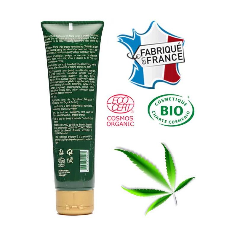 Baume corps à l'huile de chanvre BIO | Chanvria