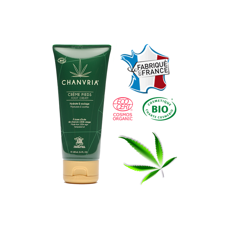 Crème pieds à l'huile de chanvre BIO | Chanvria