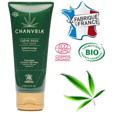 Crème pieds à l'huile de chanvre BIO | Chanvria