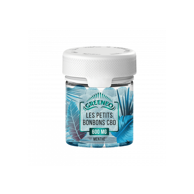 Bonbon CBD 600mg menthe | GREENEO