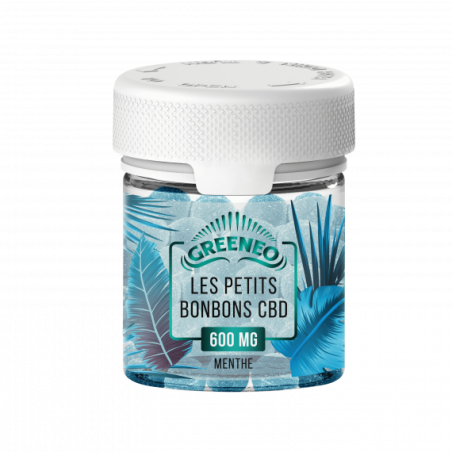 Bonbon CBD 600mg menthe | GREENEO