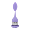 Infuseur à thé en silicone design feuille (Violet)