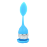 Infuseur à thé en silicone design feuille (Bleu)