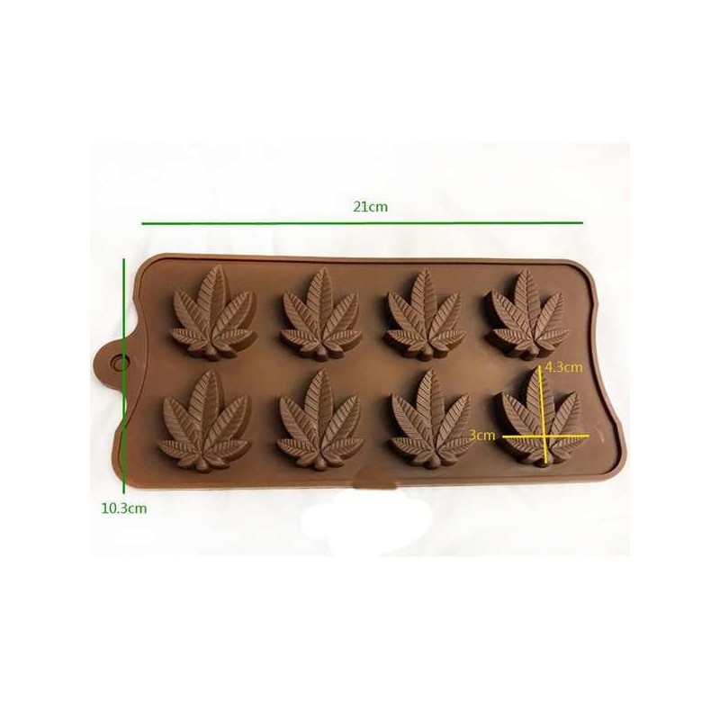 Moule alimentaire 8 compartiments (Vert)