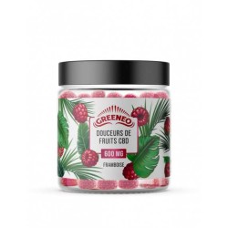 Bonbon CBD 600mg fruits | GREENEO (Framboise)