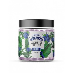 Bonbon CBD 600mg fruits | GREENEO (Framboise)