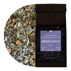 Tisane CBD bio méditation -...