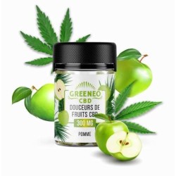 Bonbon CBD 300mg pomme |...