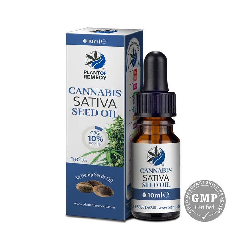 Huile CBG 10% graines de chanvre | PLANT OF REMEDY