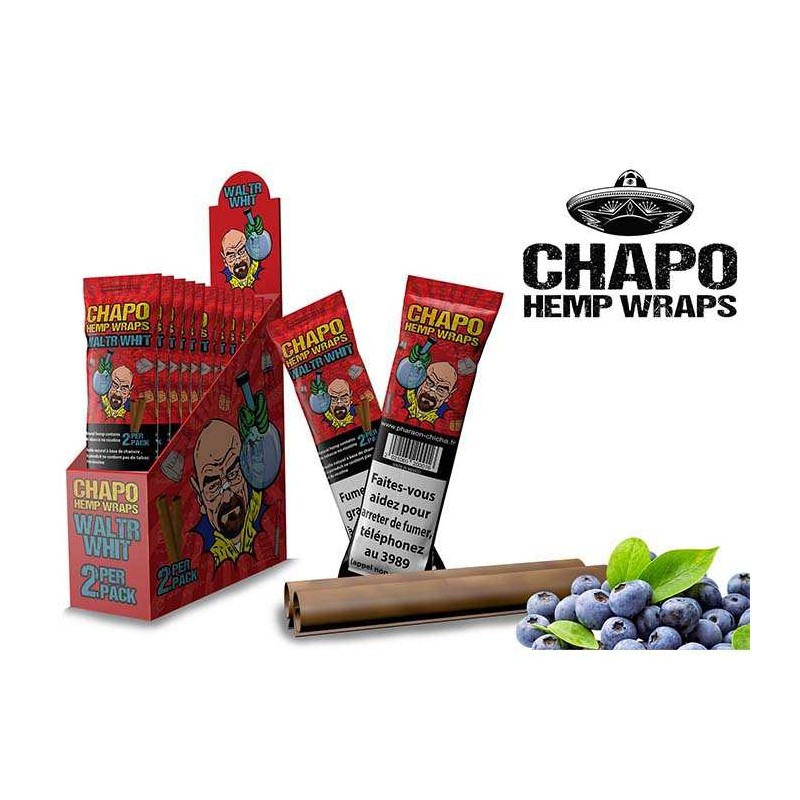 Blunt feuille de chanvre WALTR WHIT myrtille | Chapo