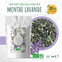 Thé au CBD bio menthe...