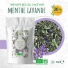 Thé au CBD bio menthe lavande | POP CBD