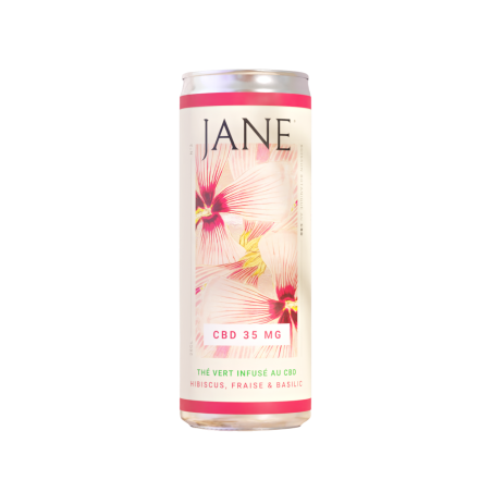 Thé au CBD hibiscus fraise basilic | Jane
