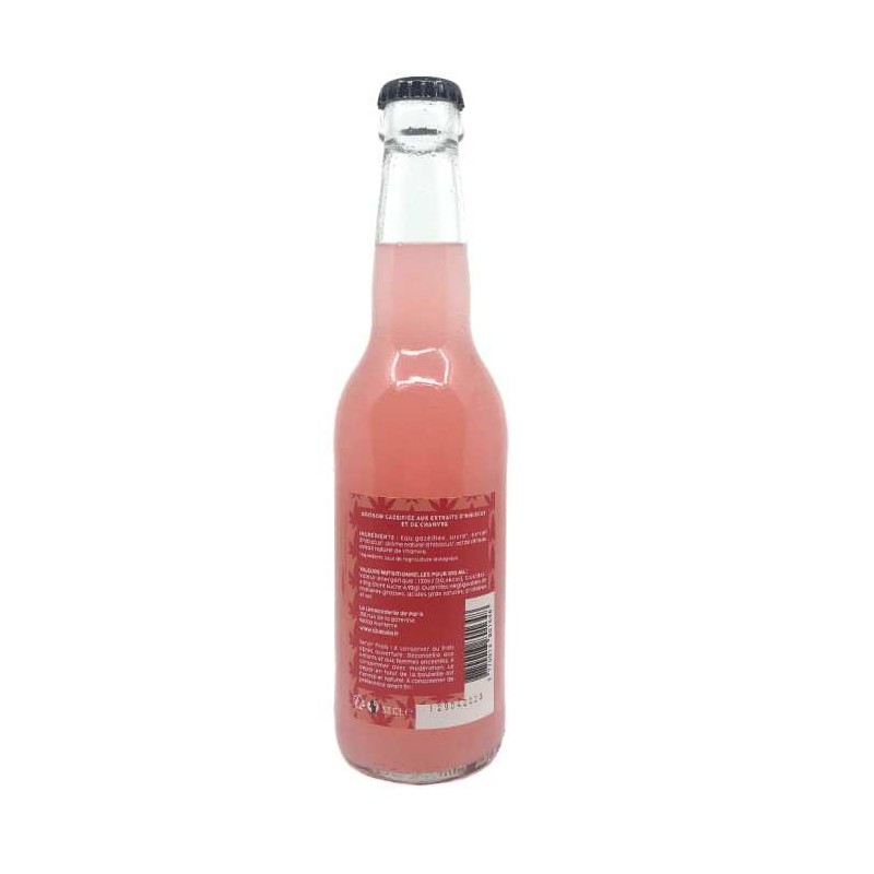 Limonade CBD hibiscus | La Limonaderie de Paris