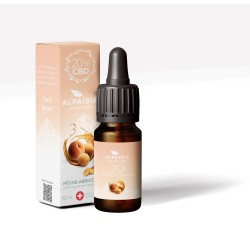 Huile CBD 20% broad spectrum pêche abricot | ALPAISIA