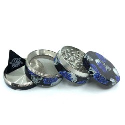 Grinder 50mm Skull & Blooms | Champ High (Bleu Ciel)