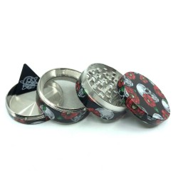Grinder 50mm Skull & Blooms | Champ High (Bleu Ciel)