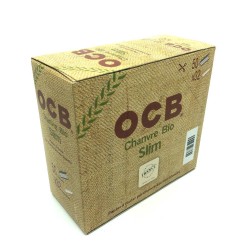 Feuilles à rouler slim non-blanchies chanvre bio x 32 - lot de 50| OCB