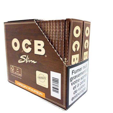 Feuilles à rouler slim non-blanchies x 32 - lot de 50 | OCB