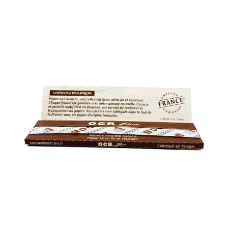 Feuilles à rouler slim non-blanchies x 32 | OCB
