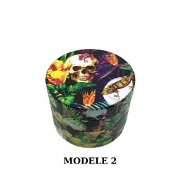 Grinder 50mm Skull & Wildlife | Champ High (Modèle 1)