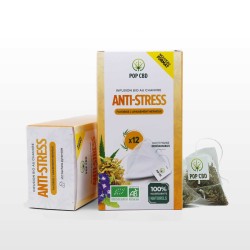 Tisane CBD bio anti stress - sachets | POP CBD