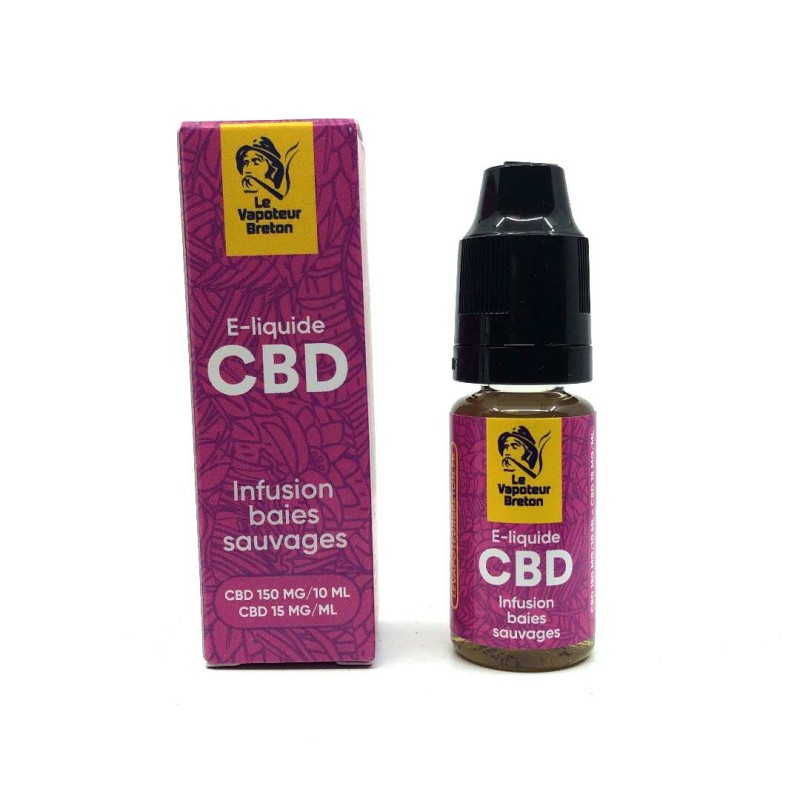 E-liquide CBD 150mg baies sauvages | Le Vapoteur Breton