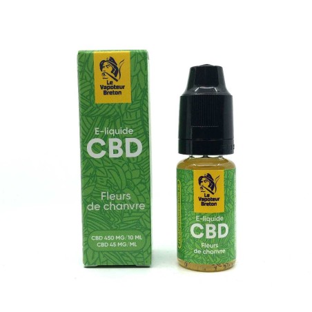 E-liquide CBD 450mg fleurs de chanvre | Le Vapoteur Breton