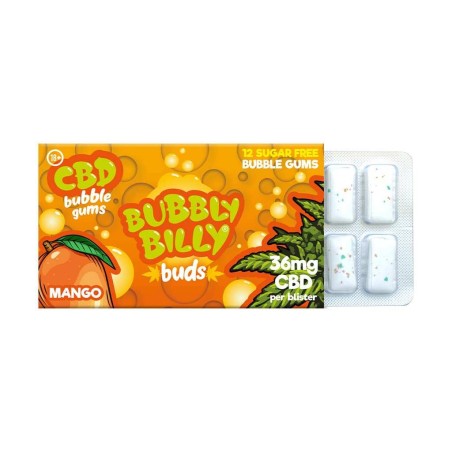 Chewing-gum CBD 36mg mangue | BUBBLY BILLY