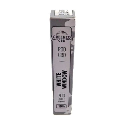 Puff CBD white window | Greeneo