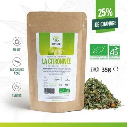 Tisane CBD bio la citronnée...