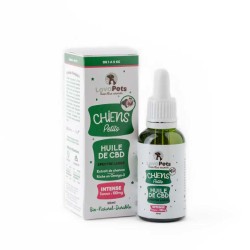 Huile CBD bio 100mg broad spectrum petit chien | LOVAPETS