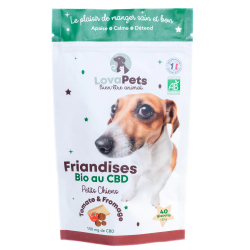 Friandise bio CBD petit chien | LOVAPETS