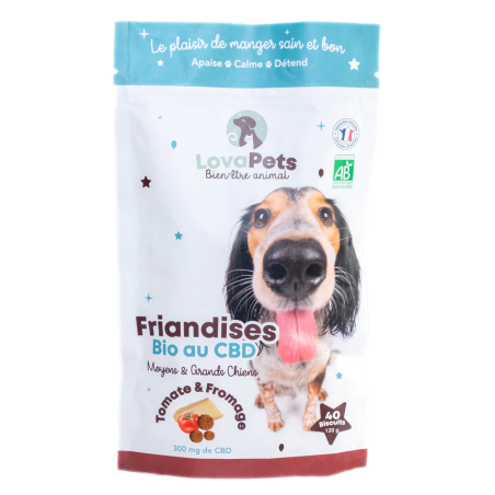 Friandise bio CBD chien moyen & grand | LOVAPETS
