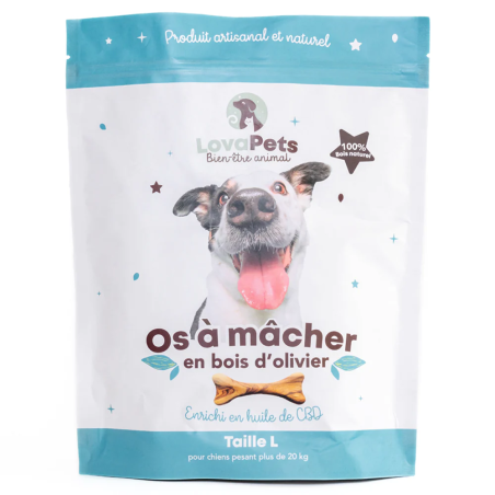 Os à mâcher CBD grand chien | LOVAPETS