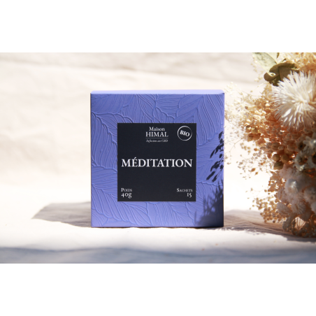 Tisane CBD bio méditation - sachets | MAISON HIMAL