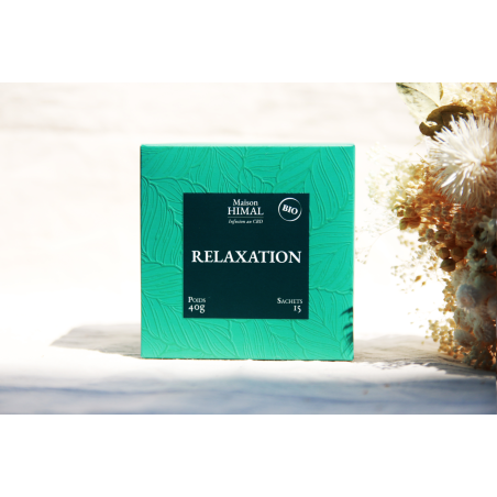 Tisane CBD bio relaxation - sachets | MAISON HIMAL
