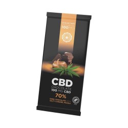 Chocolat noir CBD & caramel...